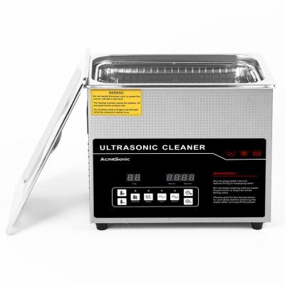 China Power 60W Ultrasonic Cleaner with 4pcs Transducers 3L Tank Volume Dual Frequency Technology for sale