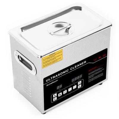 China 3L Dual Frequency Ultrasonic Cleaner With 4 Transducers 60W Ultrasonic Power 100W Heating Power for sale
