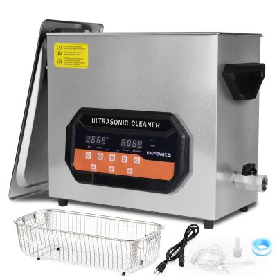 China 6L Pro Ultrasonic Cleaner w/ 300W Heater & Digital Timer - 180W Dual Mode (Degas/Semi) Industrial Cleaning Machine for Jewelry, Tools, Eyewear & Toys for sale