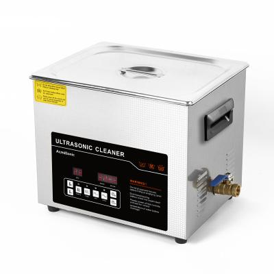 중국 혁신적인 10L 듀얼 주파수 초음파 청소기 300W 난방 전력 배수 밸브 포함 판매용