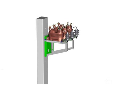 Chine 3CT triphasé le système mv 17.5kV Polonais a monté le transformateur régulateur à vendre