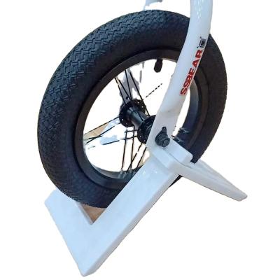 China Plastic Balance Car Bicycle Parking Rack Child Balance Bike Stand Foldable Portable Bike Parking Rack Kickstand Balance Bike for sale