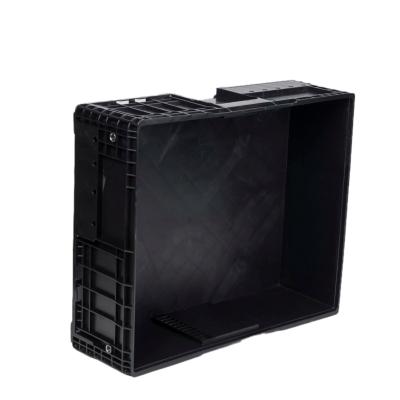 China Solid Bulk Box Plastic Trash Can Heavy Duty Stackable Trash Container Large For Storage for sale