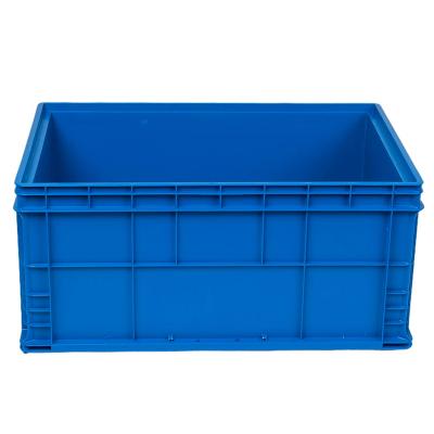 China Solid Box High Quality Injection Cheap HDPE Reuse Industrial Stackable Storage Eu Tool Logistics Moving Plastic Boxes for sale