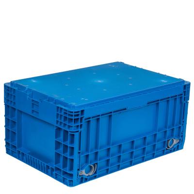 China ZD-6428 Eco-friendly Heavy Duty Collapsible Plastic Pallet Storage Collapsible Box for sale