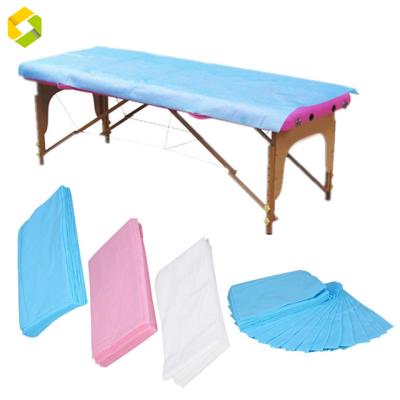 China Hot Selling PP+PE Single Bed Sheet Hotel Travel Disposable Medical Bed Sheet for sale