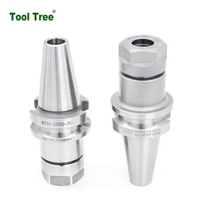 China High Speed Hotel Machine Tools BT30 ER20 Precision Tool Holders BT30/40/50 High Speed Bushing Chucks For CNC Machining Center Lathe for sale