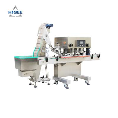 China Plastic jar capping machine for shampoo dishwasher liquid soap laundry detergent capping machine à venda
