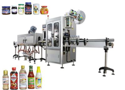 Chine Machine à étiquettes de douille de petite capacité de rétrécissement, machine d'applicateur de douille pour la bouteille ronde à vendre