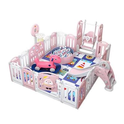 China Eco-Friendly Detachable Plastic Easy Detachable Baby Play Yard Play Yard Eco-Friendly Baby Playpen Tall Baby Playpen for sale