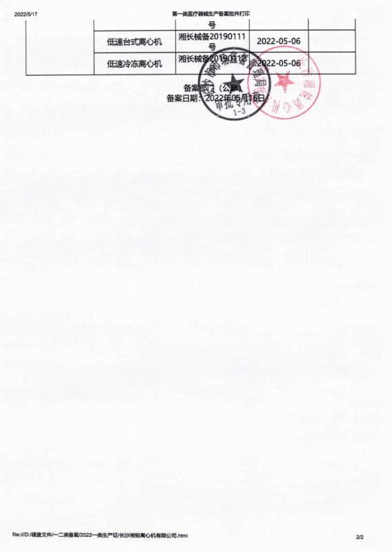 - Changsha Xiangrui Centrifuge Co., Ltd.
