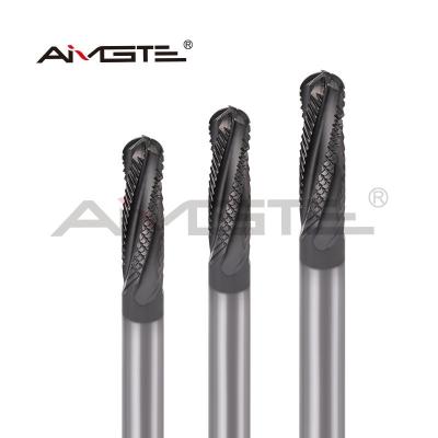 China 4 Flutes Graphite End Mill Ball Nose Carbide Roughing End Mills 0.6μm for sale