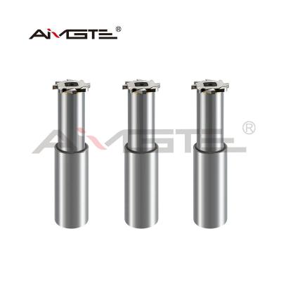 China Heavy Duty T Slot Cutter Brazed Carbide Tipped End Mill Customized Extra Long Tool Life for sale