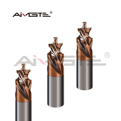China AlTiSiN Coating Tungsten Carbide End Mill 0.1mm - 12mm Carbide Form Tools For P20/H13/D2 Steel for sale