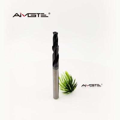 China 2 Flute Through Coolant Drill AlTiN Coated CNC Milling Tool High Precision For Hard Steel Stainless for sale
