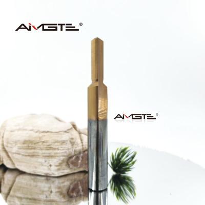 China AlTiSiN Coating Carbide Step Drill Internal Coolant Straight Flute Drill Bit For Hard Metal for sale