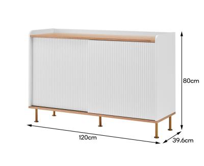 China Farmhouse PAUL 8010 2-Door Sideboard Slide Sideboard for sale