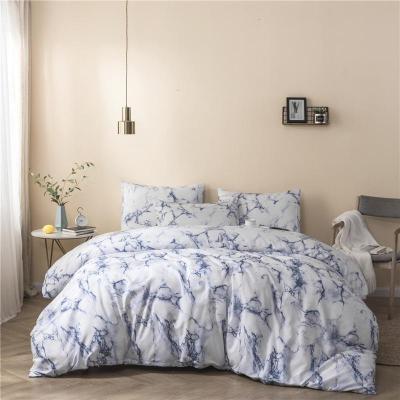 China Wholesale Hot Selling Portable Humanist Washable Soft Style Material Polyester Comforters Luxury Bed Sheet Set Bedding for sale
