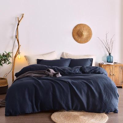 China Portable Top Supplier Customized Designs 4 Pcs Set Uxury Soft Washable Double Bed Queen Size Sheet Bedding Linen Bed Sheet Set for sale