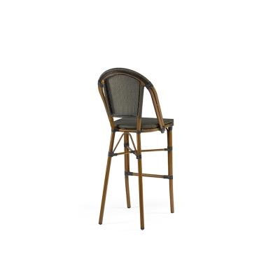China Genuine Water Proof Low Price Restaurant Dining Chair Handmade Bistro Rattan Chair On Hot Sale for sale