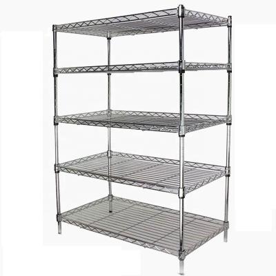 China Factory Price Kitchen Warehouse Bathroom Contemporary Wire Cabinet Storage Shelf Rack for sale