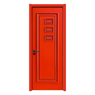 China Eco-Friendly Painting WPC Door With Wood Powder And Biodegradable Polymers for sale