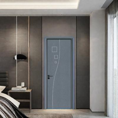 China Transform Your Space with Eco-Friendly WPC Hollow Door Made of Wood Plastic Composite for sale