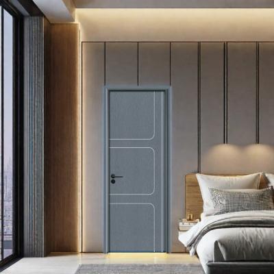 China Customizable Wood Plastic Composite Hollow Door in More Than 100 Colors to Choose for sale
