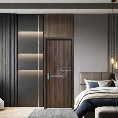 Cina Porta composita in WPC resistente con certificazione ISO9001 e materiale composito in legno e plastica in vendita