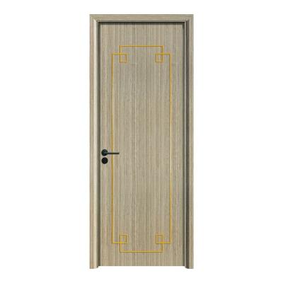 China Flush Design WPC Porta oca Impermeável Superfície de vidro oca Personalização à venda