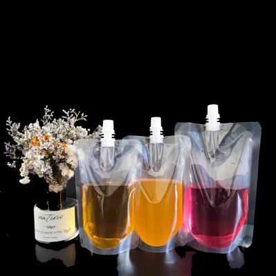 China Laminated Plastic Drink Pouch Moisture Proof Bag/Packaging Bags Liquid Spout Pouch/Disposable Drink Pouch for sale