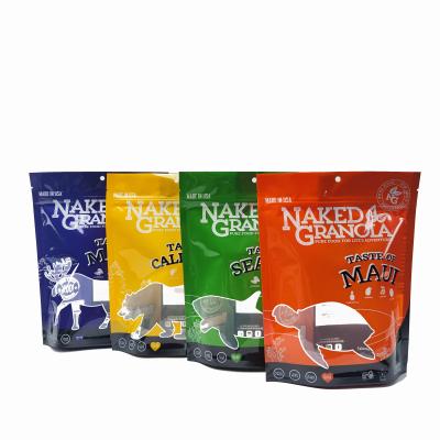 China Recyclable Unique Design Shaped Pouch Food Packaging Bag For Candy Packaging With Zipper for sale