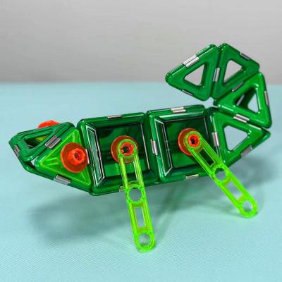 Cina Controllo remoto a forma di cavalletta Piastrelle magnetiche Giocattoli Assemblaggio accessori in vendita