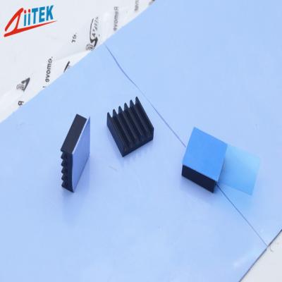 China 20 Shore 00 Blue Cpu Thermal Pad Rohs Compliant 4.0 Mhz Silicone For Notebook for sale