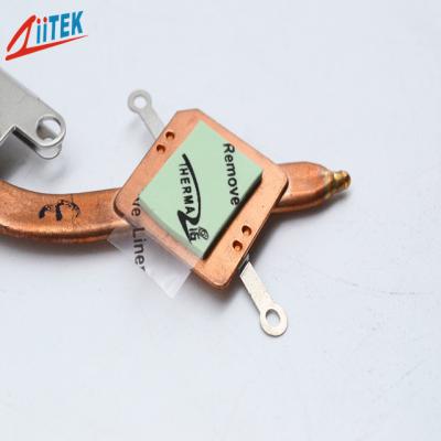 Chine Réémetteur isofréquence thermique électronique de couleur verte, rivage 00 de Gpu IC Chip Thermal Conductive Pad 45 pour GPU à vendre