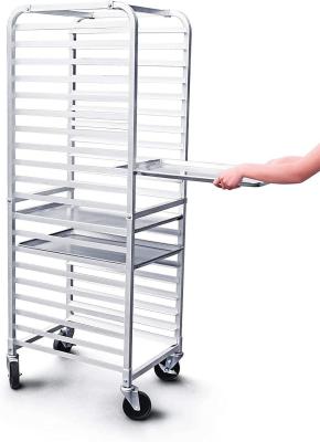 China Rk Bakeware China Foodservice 36527 Commercial 20 Tier Aluminum Sheet Pan Rack Bun Pan Rack for sale