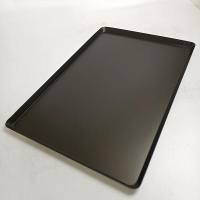 China PTFE Surface Round Corner 1.5mm Thickness Baking Aluminum Tray for sale