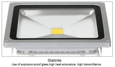 China IP65 50 Watt AC 85 - 265V Waterproof LED Flood Light in 4000lm with 3 years warranty for sale