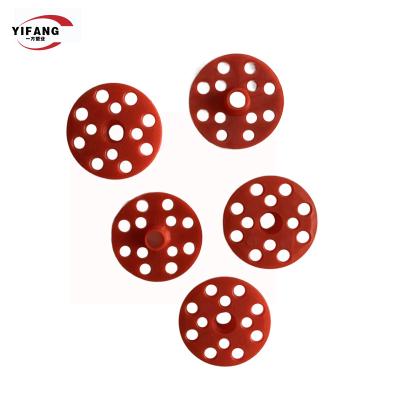 Chine Joints isolants thermiques rouges de panneau de mousse, joints en plastique pour des clous 50mm 60mm à vendre