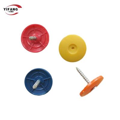China OEM Ring Shank Plastic Cap Roofing Nails Meet EN12815 Standard for sale