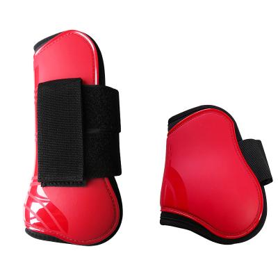 China Factory Wholesale Elastic Horse Wraps Cohesive Horse Leg Pad Care PU Bandage Pads for sale