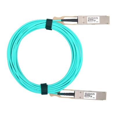 China IDC 100G QSFP28 Active Fiber Optic Cable QSFP28 To QSFP28 IDC High Speed 100G SFP Optical Extension Cable 100 Meters for sale