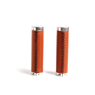 China Best Quality Mag 40% rubber content Bicycle Handle Bar Cattlehide Grips for sale