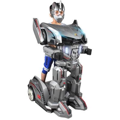 China Ride On Toy Fashion Newest Design Ramo Double Motors Knight 2 Batteries Ride On 3 Speed Robot Ride On Toy Car for sale