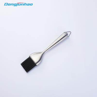 China Factory Direct Sale Premium BBQ Food Grill Easily Cleaned Replaceable Brsuh In Stainless Steel Handle for sale