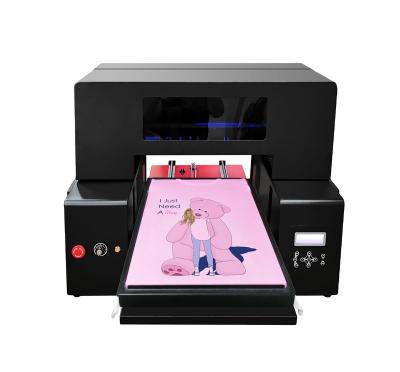 China Hotels Gwin A3 size DTG garment printer direct to garment digital printer DGT printer T-shirt decoration machine for sale