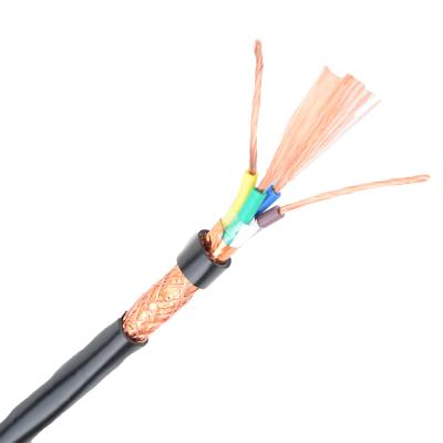 China Construction 2core 3core 4core 0.5mm 1.0mm Pure Copper Power Cable Rvvp Shielded PVC Insulation for sale