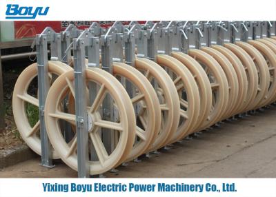 Chine La charge évaluée 20kN choisissent le rouleau aérien de roue et bloc de ficelage pour le conducteur à vendre