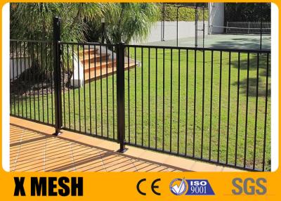 China H 2.1m Security Metal Fencing Powder Coated Aluminium Palisade Fence for sale