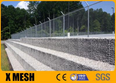 China Wire Dia 4mm Welded Mesh Gabion Baskets 4×1×1m Prevent Flood Landslide for sale